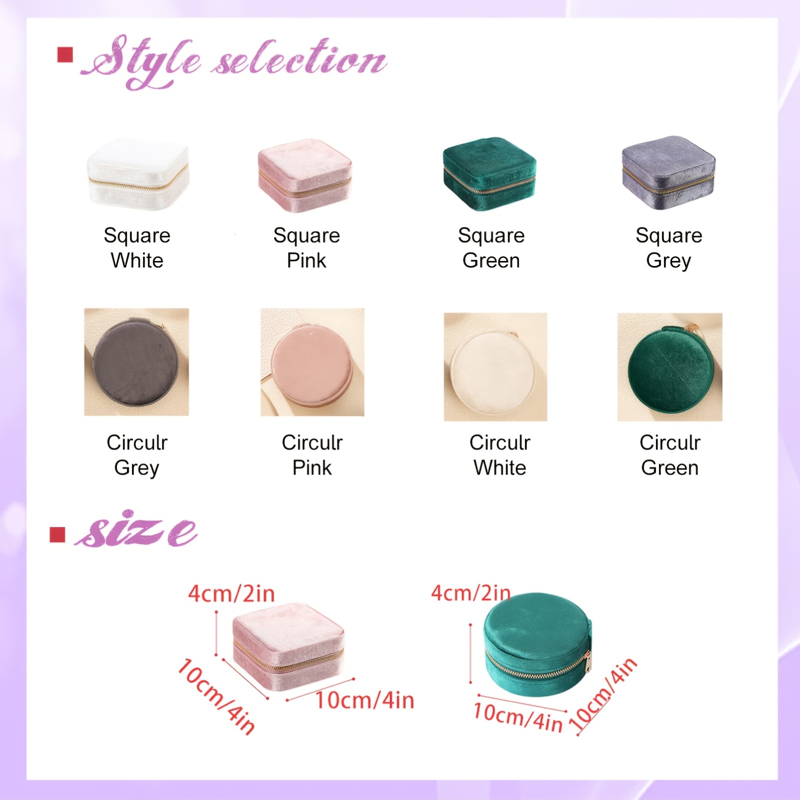 Personalized Velvet Travel Jewelry Box, Elegant Storage